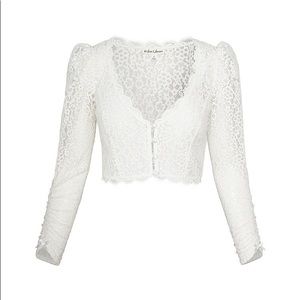 For Love & Lemons Mia lace top
